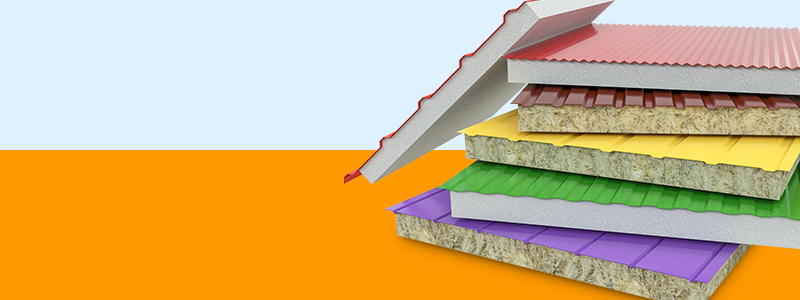 Стеновые сэндвич-панели с минеральной ватой